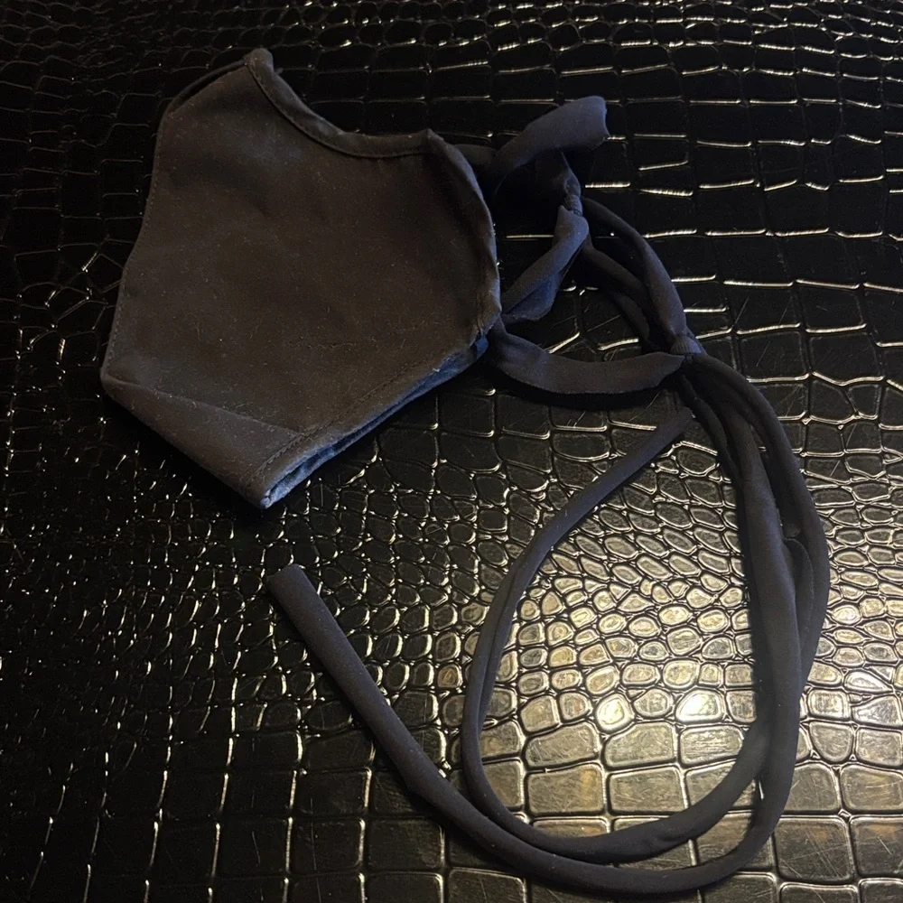 Rick Owens Olive and Black Face Mask